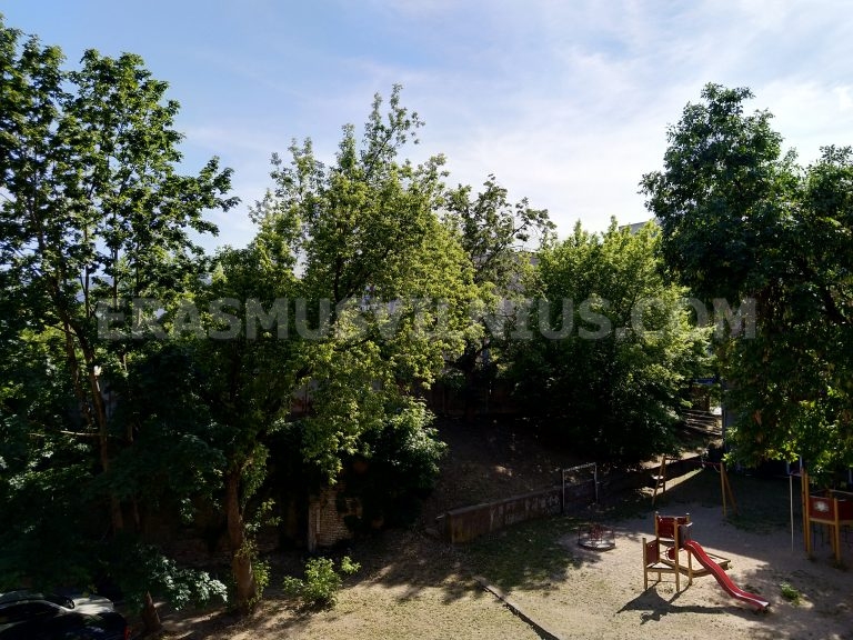 Couloir reliant les chambres dans l'appartement Erasmus, Kauno gatvė