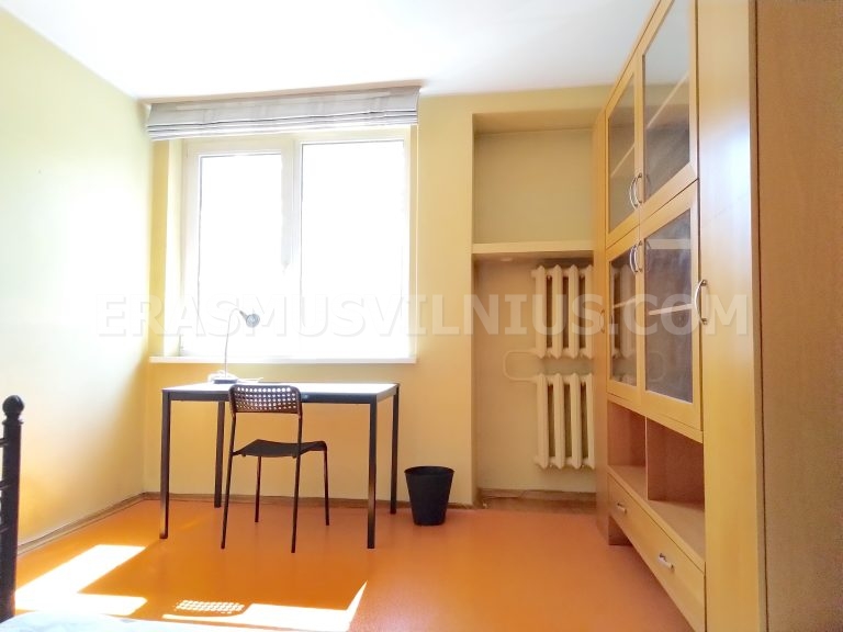 Vue depuis le balcon de l'Appart. 1, Kauno gatvė dans la vieille ville de Vilnius