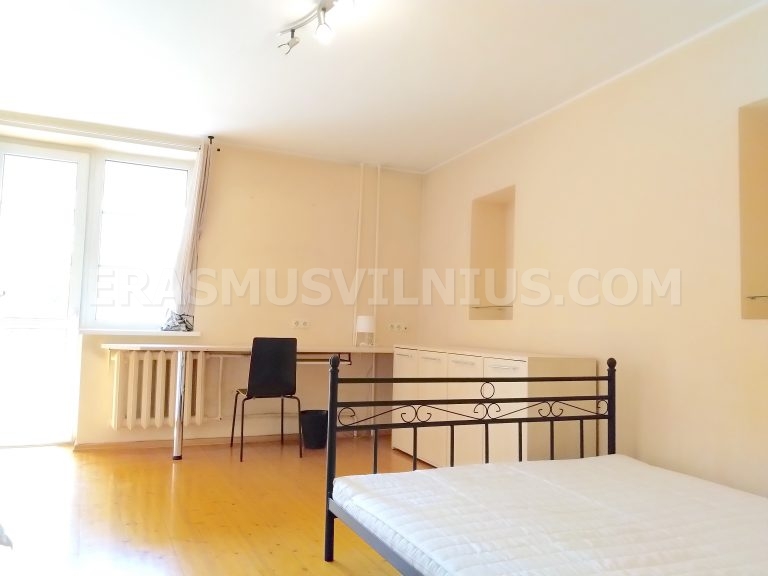 Salle de bain avec douche et baignoire dans l'Appart. 1, Kauno gatvė