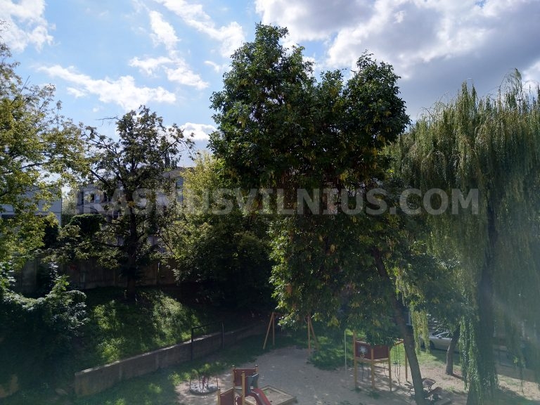 Extérieur de l'immeuble sur Kauno gatvė dans la vieille ville de Vilnius